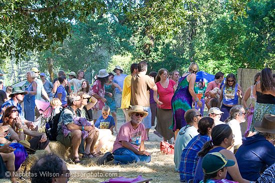 Audience at Hagler stage