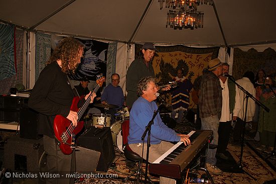 Mr. Music and the Love Choir at the Revival Tent Saturday night