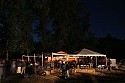 The Revival Tent in a time exposure at 1 AM.