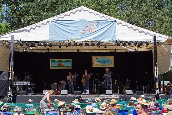 The Mammals on the main stage Sunday.