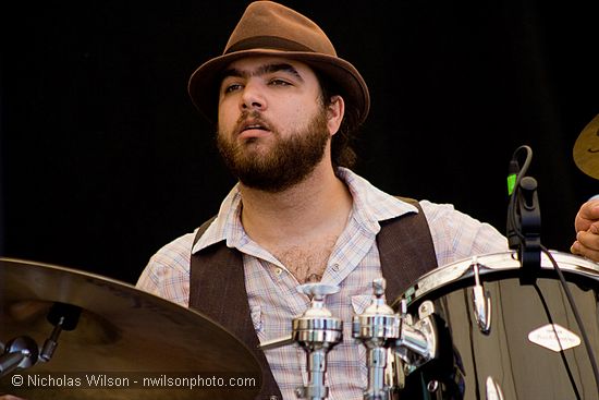 Drummer Chris Merenda of The Mammals