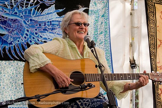 Rosalie Sorrels at the Revival Tent Sunday afternoon