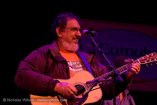 David Bromberg and his band back up Angel Band