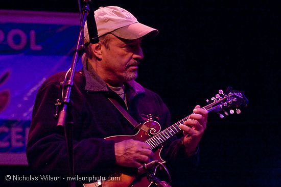 Bobby Tangrea on mandolin with David Bromberg's band backing Angel Band