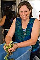 Making salad in the backstage kitchen