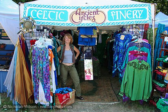 Ancient Circles Celtic Finery booth