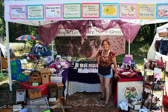 Natural Herb Gardens booth