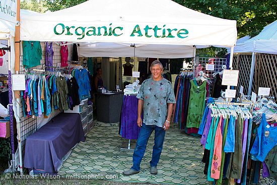 Organic Attire booth