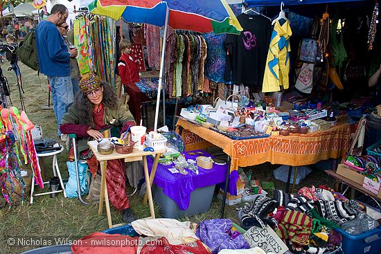 Julie at Bazaar of India booth