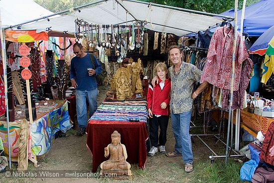 Craft vendor booth