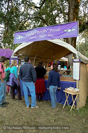 Lydia's Lovin' Foods booth