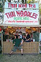 Thai Noodles and Iced Tea booth and crew from Trees Foundation