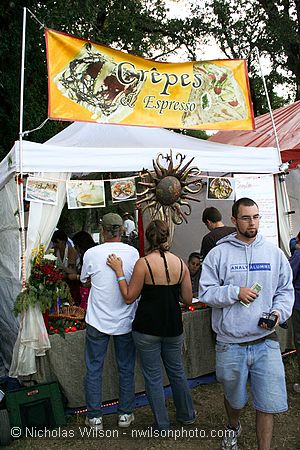 Crepes & Espresso booth