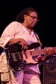 Ruthie Foster's cousin Tanya plays bass at the Kate Wolf Memorial Music Festival 2009