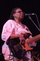 Ruthie Foster's cousin Tanya plays bass at the Kate Wolf Memorial Music Festival 2009