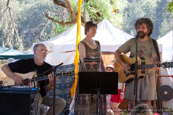 Darryl Cherney and friends on the People's Stage.