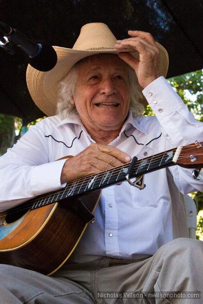 Ramblin' Jack Elliot on the Hagler Stage