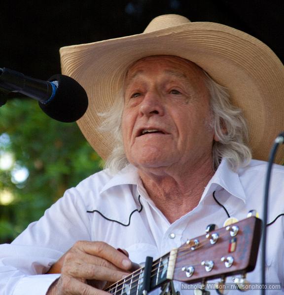 Ramblin' Jack Elliot on the Hagler Stage