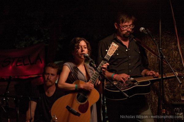 Blushin' Roulettes on the People's Stage Saturday night.