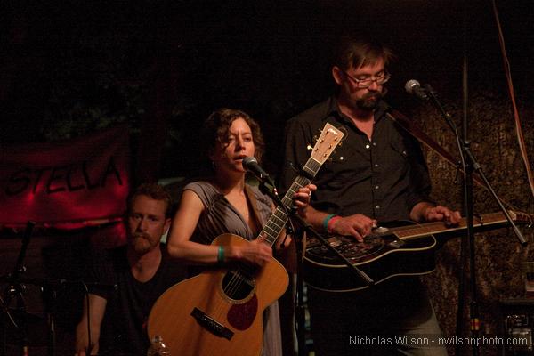 Blushin' Roulettes on the People's Stage Saturday night.