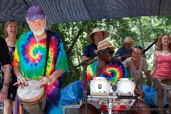 Love Choir/Community Choir workshop at the Hagler Stage Sunday morning