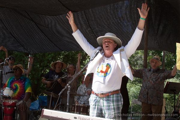 Love Choir/Community Choir workshop at the Hagler Stage Sunday morning