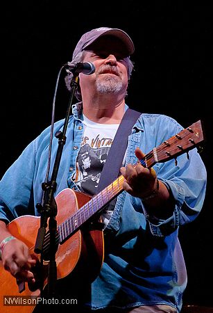 Robert Earl Keen and his band on the main stage Friday night.