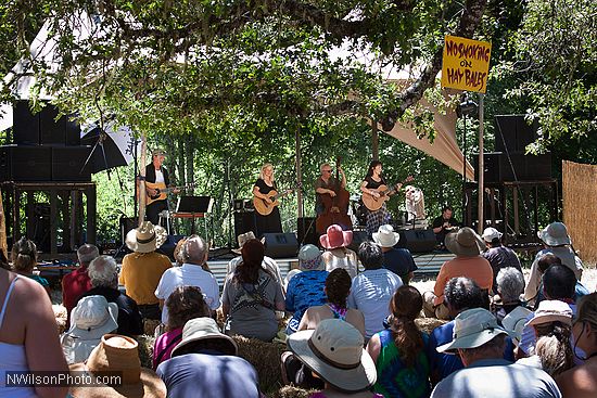 The Sherry Austin Band on the Arlo Hagler stage Saturday morning