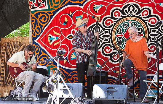 Rosalie Sorrels performs at the Utahpia People's stage.
