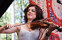 Carrie Rodriguez on the main stage Saturday afternoon