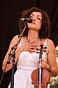 Carrie Rodriguez on the main stage Saturday afternoon