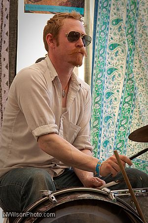 Jubal Stedman in performance with Blushin' Roulettes