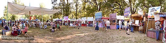 Scenes in the food pavilion