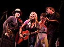 The Waifs with a local guest fiddle player.