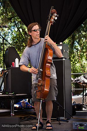 Hot Buttered Rum string band on the main stage Sunday afternoon