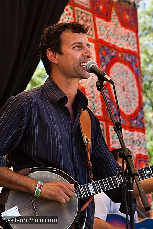 Hot Buttered Rum string band on the main stage Sunday afternoon