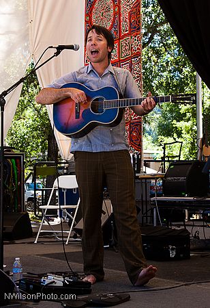 Hot Buttered Rum string band on the main stage Sunday afternoon