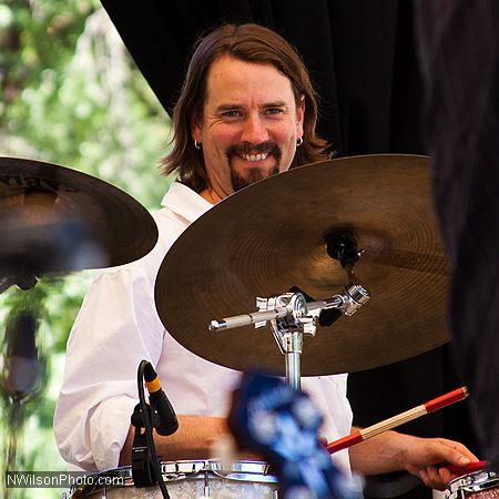 Hot Buttered Rum string band on the main stage Sunday afternoon