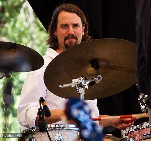 Hot Buttered Rum string band on the main stage Sunday afternoon