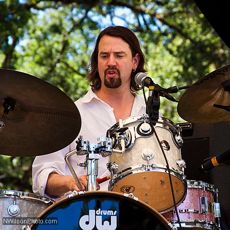 Hot Buttered Rum string band on the main stage Sunday afternoon