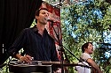 Hot Buttered Rum string band on the main stage Sunday afternoon