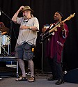 Festival producer Cloud Moss joined the dancers on stage