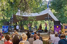 The Houston Jones band at the Arlo Hagler Stage