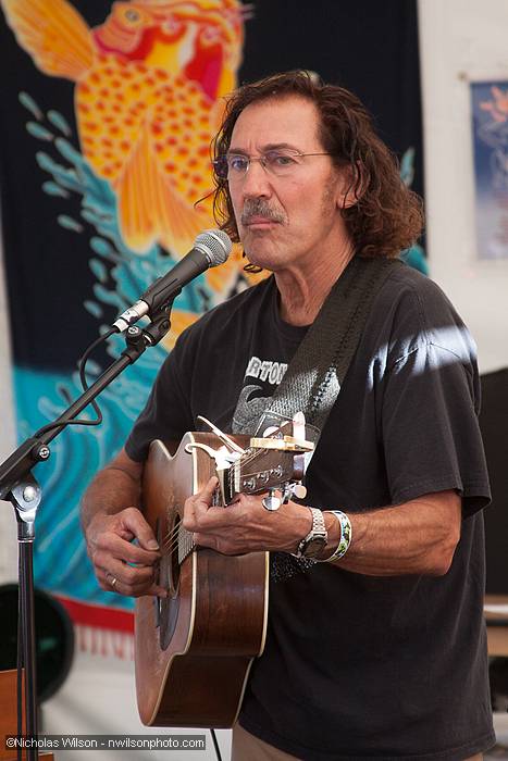 Singer/songwriter Freebo at the Revival Tent