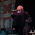 Mavis Staples and her band Saturday night