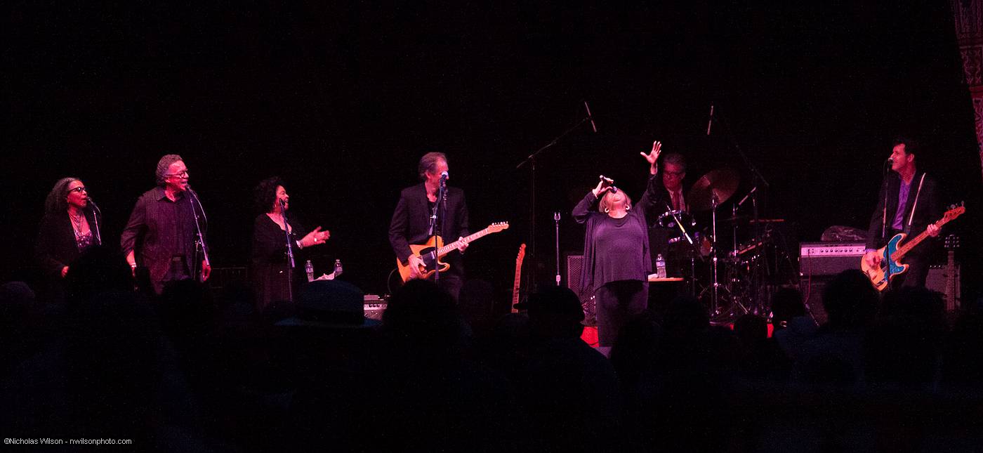 Mavis Staples and her band Saturday night