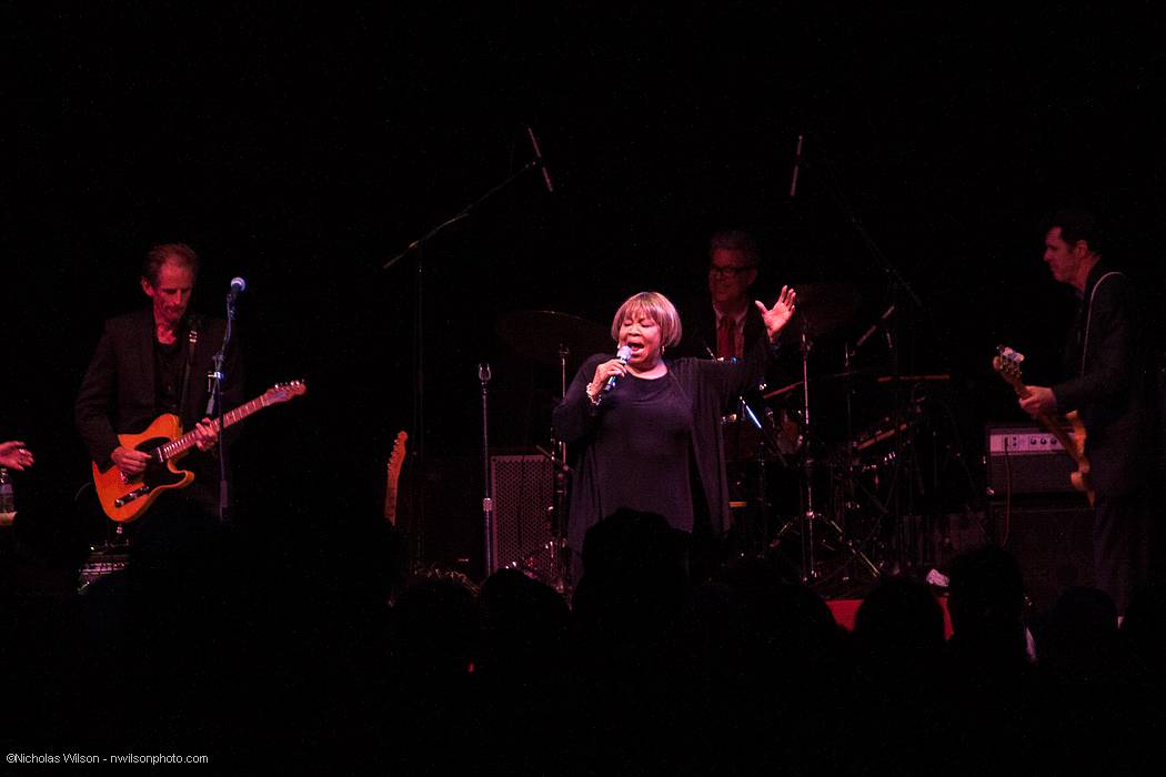 Mavis Staples and her band Saturday night