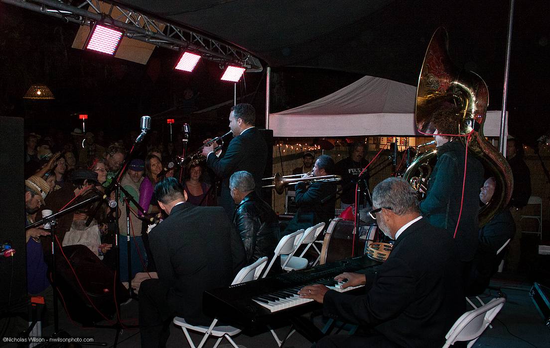 Preservation Hall Jazz Band on the Utahpia stage.