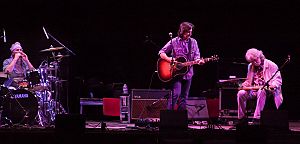 Jimmie Fadden, Jeff Hanna and John McEuen of The Nitty Gritty Dirt Band