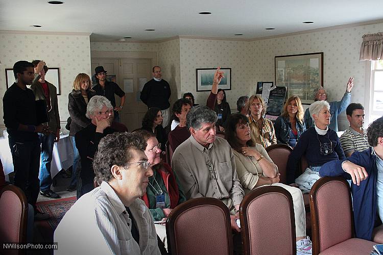 Workshop attendees at the inaugural Mendocino Film Festival in 2006